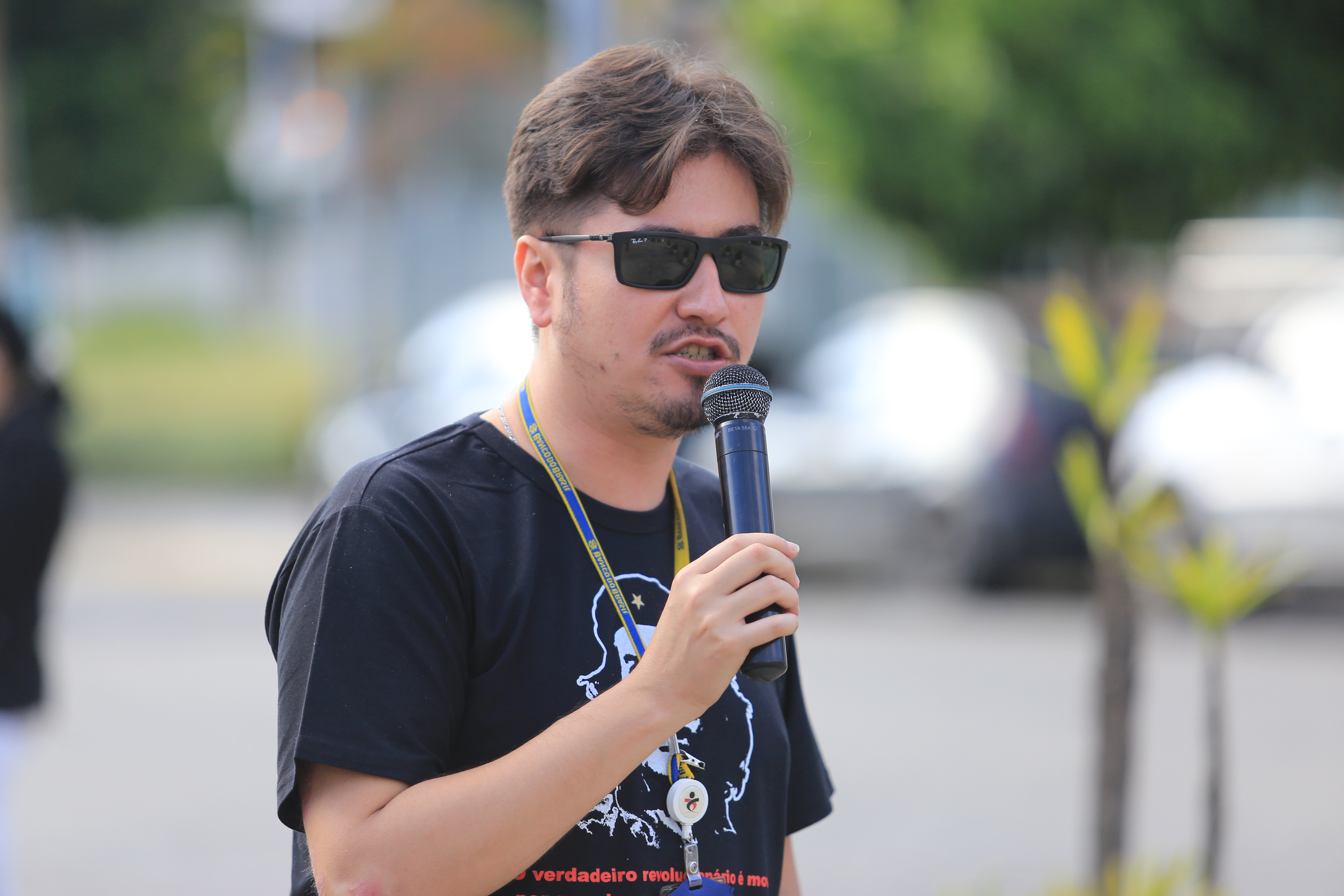João Fukunaga, diretor executivo do Sindicato e integrante da Comissão de Empresa dos Funcionários do BB