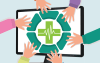 Imagem com o logo dos Encontros de Saúde