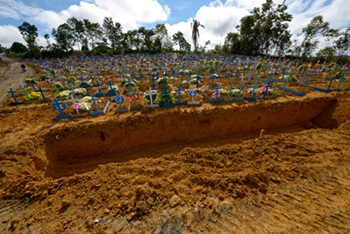 Em janeiro, Brasil contabiliza mais de 200 mil mortes por covid (Alex Pazuello/Fotos Públicas)