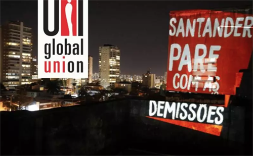 UNI Global Union lança campanha mundial contra demissões no Santander