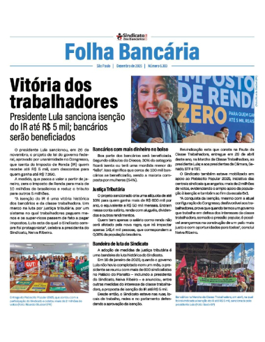 Folha Bancária 6.303 - Dezembro 2025