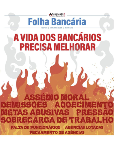 Imagem da capa da edição 6.312 da Folha Bancária