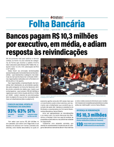 Folha Bancária 6.316 - Agosto de 2026