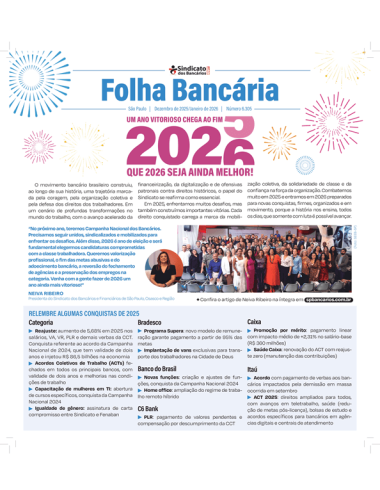 Folha Bancária 6.305 - Dezembro 2025/Janeiro 2026