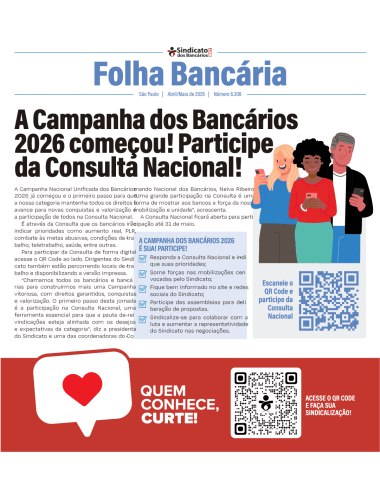 Capa da Folha Bancária 6.308