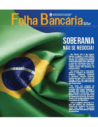 Imagem da capa da edição 6.298 da Folha Bancária