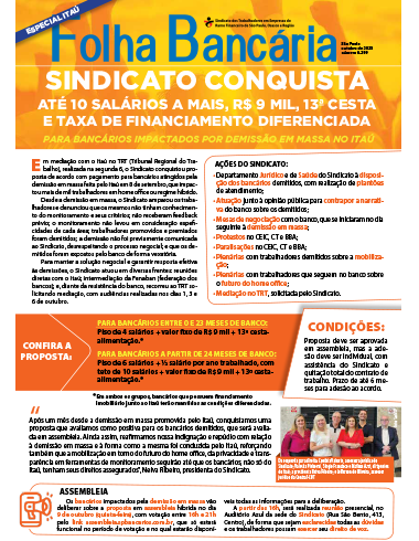 Imagem da Folha Bancária 6.299