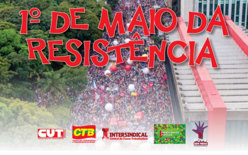 Evento 3 dias após Greve Geral terá ato político e outras atrações, como Leci Brandão. Arte: Maria Dias / CUT-SP