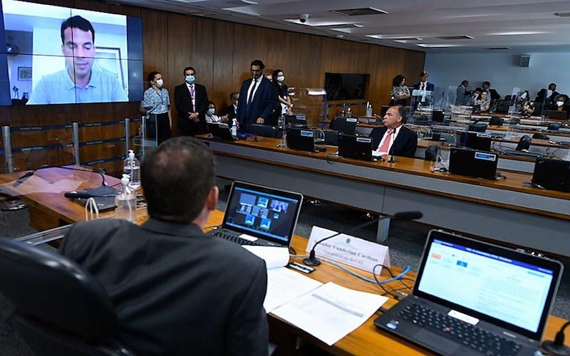Foto: Edilson Rodrigues/Agência Senado Sessão da Comissão de Assuntos Econômicos (CAE) do Senado, na qual o PL 581/2019 foi aprovado por unanimidade