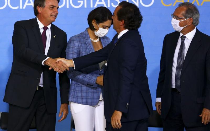 Foto: Marcelo Camargo/Agência Brasil Bolsonaro e Pedro Guimarães