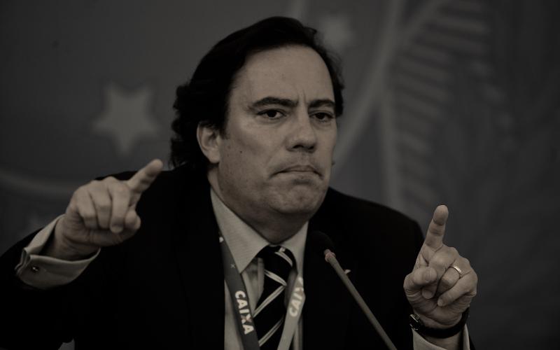 Foto: Marcello Casal Jr/Agência Brasil Presidente da Caixa, Pedro Guimarães