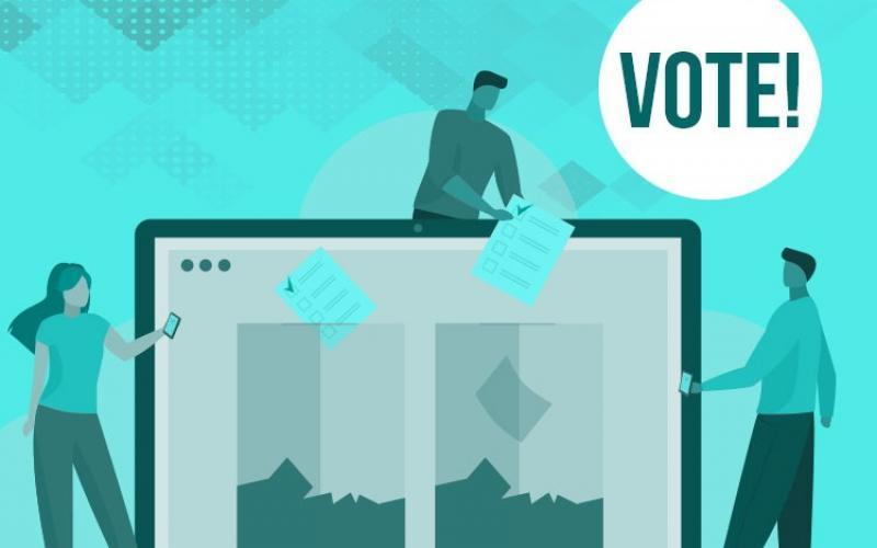 Imagem: Freepik Ilustração de uma votação eletrônica