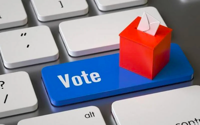 Imagem: Freepik Imagem de um teclado, com uma das teclas escrito vote