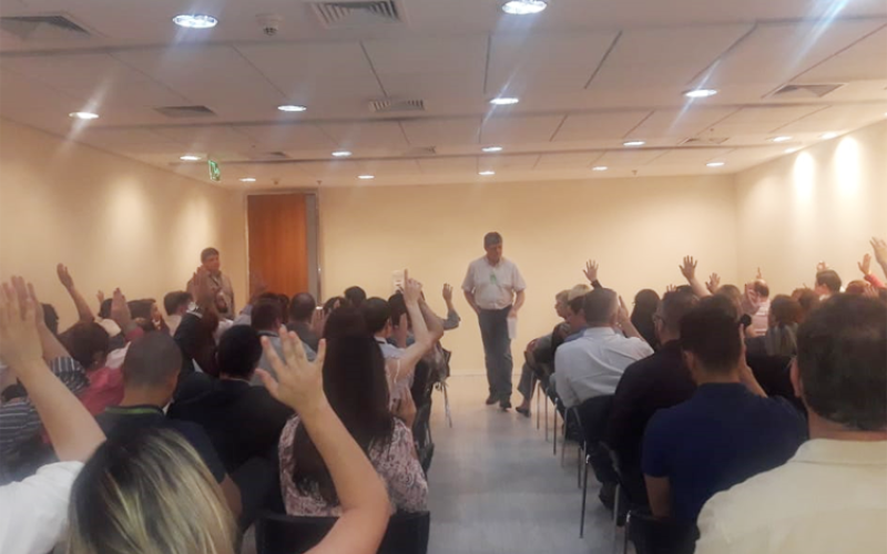 Bancários do Original aprovam Acordo Coletivo de Trabalho em assembleia Foto: Seeb-SP