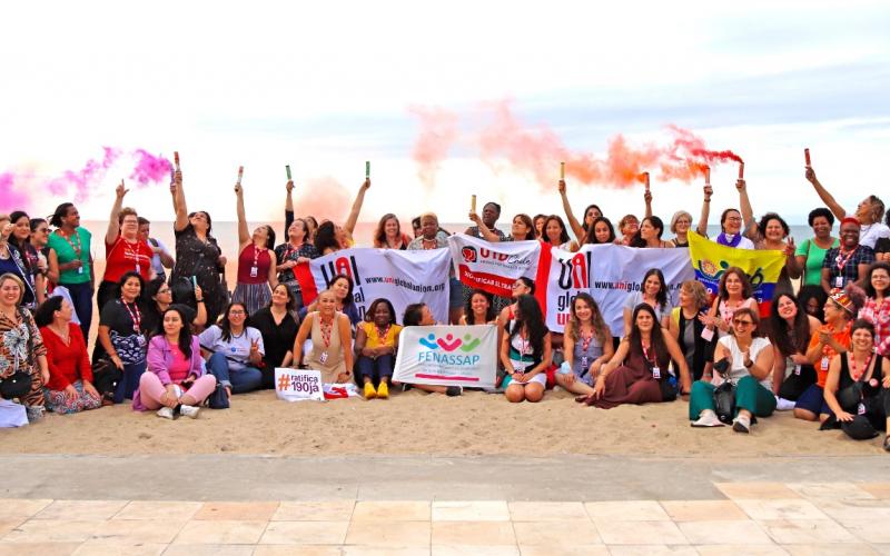 Ato na 23ª Conferência Regional de Mulheres da UNI Américas Ato na 23ª Conferência Regional de Mulheres da UNI Américas