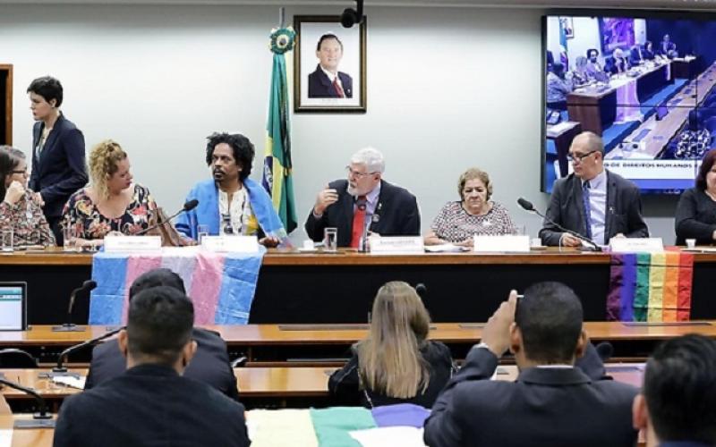 Audiência pública da Comissão de Direitos Humanos e Minorias no Dia Internacional de Luta contra a Homofobia Foto: Michel Jesus / Câmara dos Deputados