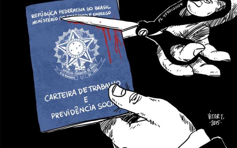 Rotatividade também é grande no setor, com redução de salários Arte: Vitor T.