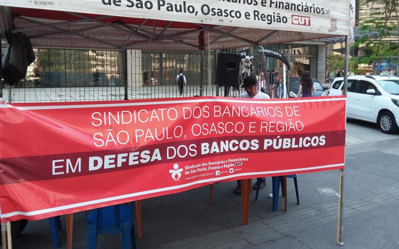 Bancos públicos são fundamentais para o desenvolvimento do país Foto: Seeb-SP