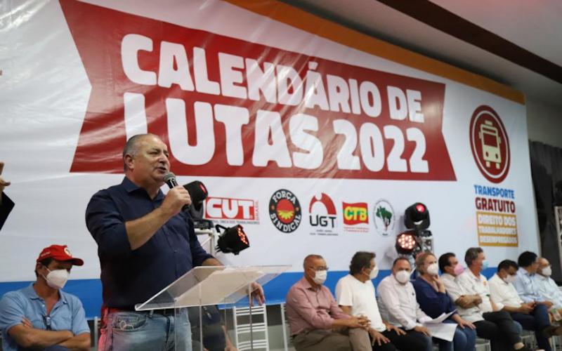 Foto: Roberto Parizotti/CUT Foto do lançamento do Calendário Nacional de Lutas 2022