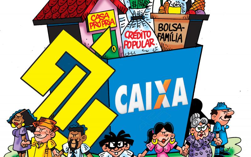 A importância dos bancos públicos já foi retratada na série online O Brasil de Amanhã Arte: Marcio Baraldi
