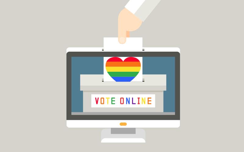 Arte: Freepik Arte sobre eleição ao Conselho Estadual LGBT