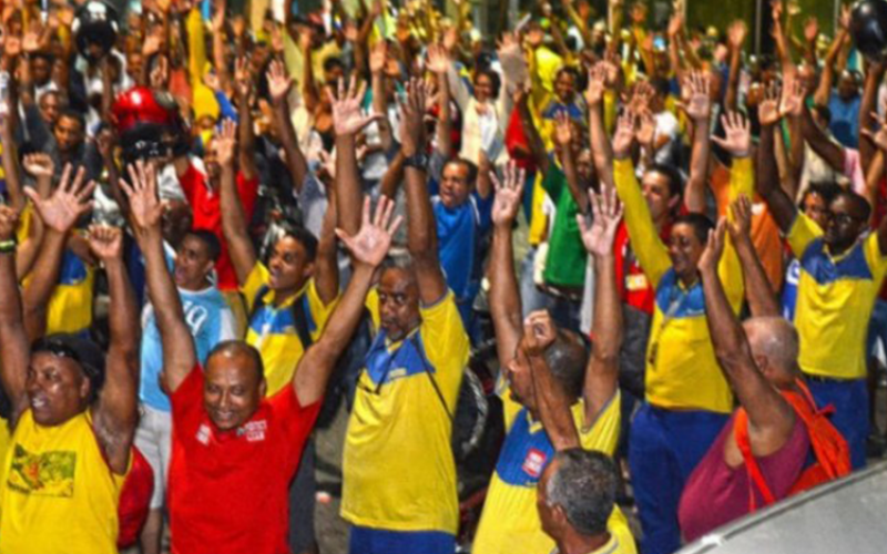 Campanha salarial ocorreu no contexto de uma conjuntura desfavorável, incluindo a 'reforma' trabalhista Foto: Divulgação/FENTECT