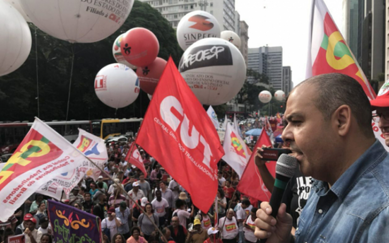 Vagner Freitas, presidente da CUT: "Se botarem pra votar, o Brasil vai parar" Foto: Roberto Parizotti/CUT