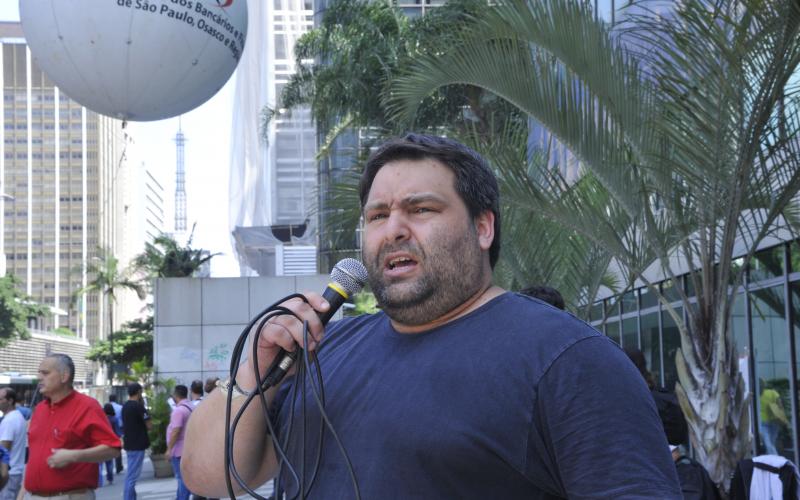 "Para melhorar a Previ é essencial conhecer nosso sistema de previdência", diz o dirigente Davi Basso Foto: Mauricio Morais / Seeb-SP