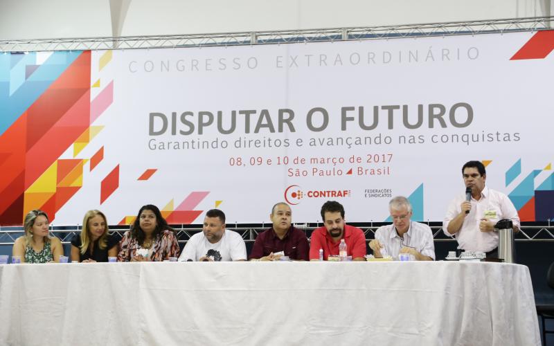 "Se o pequeno empresário e o trabalhador não enxergar nos bancos públicos um parceiro para o seu crescimento, não vai defender a sua importância", Marcel Barros Foto: Jailton Garcia / Contraf-CUT