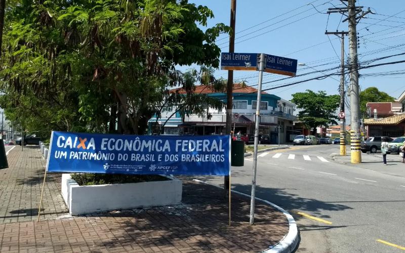 Mobilização em defesa dos bancos públicos se multiplicam pelo país Foto: Seeb-SP