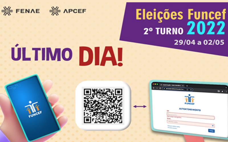 Arte: Contraf/CUT Último dia para votar nas eleições da Funcef