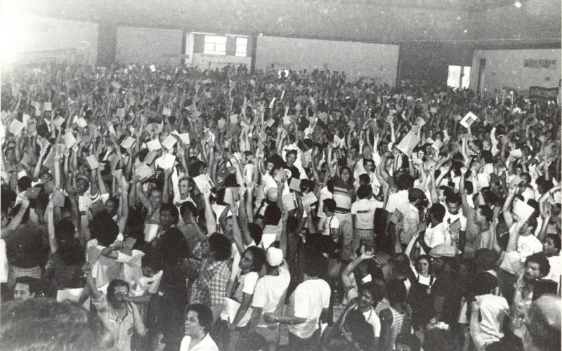 1° Congresso Nacional da Classe Trabalhadora, em São Bernardo do Campo Foto: CEDOC/CUT