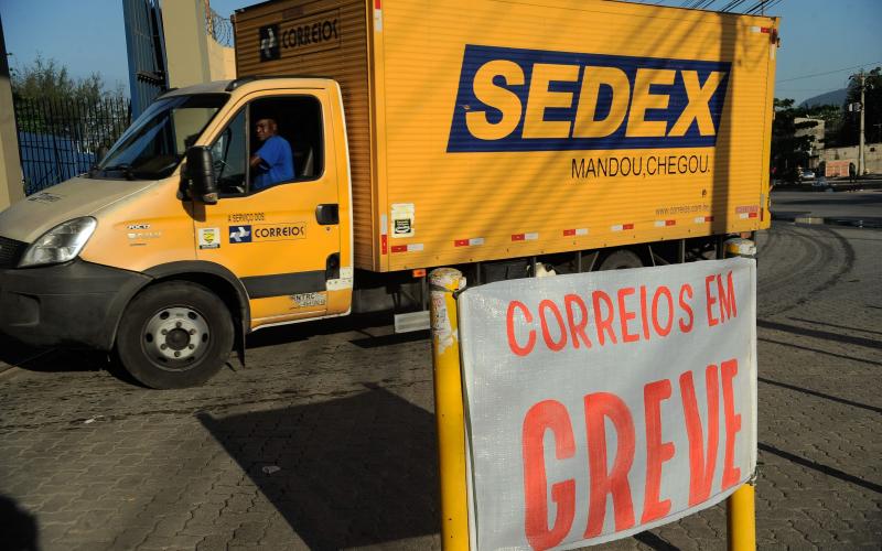 Greves dos Correios ocorre em quase todos os estados do país Foto: Fernando Frazão / Agência Brasil