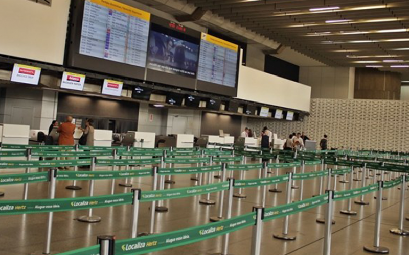 Paralisação na Argentina também afetou aeroportos brasileiros, como o Internacional de Guarulhos, que cancelou dezenas de voos Foto: Futura Press/FolhaPress