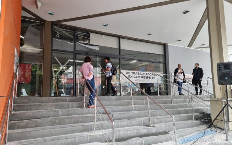 Problemas com obra na agência do Itaú foram minimizados após intervenção do Sindicato Agência do Itaú em obras