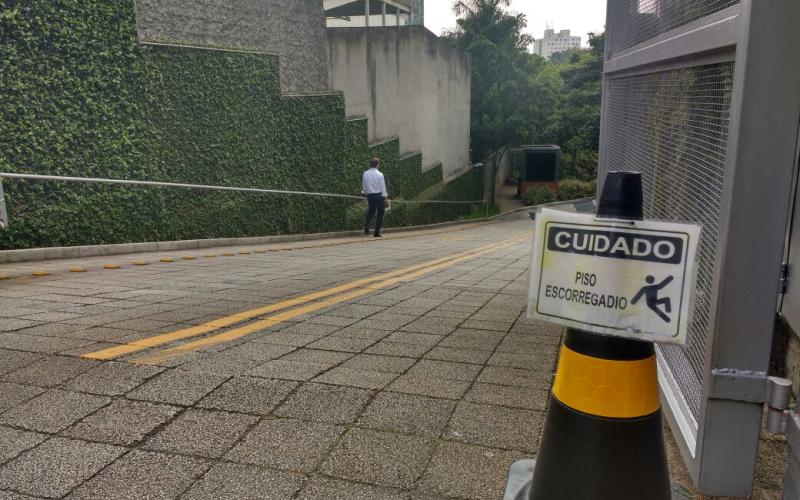 Rampa de acesso do Itaú BBA já fez vítimas Seeb-SP