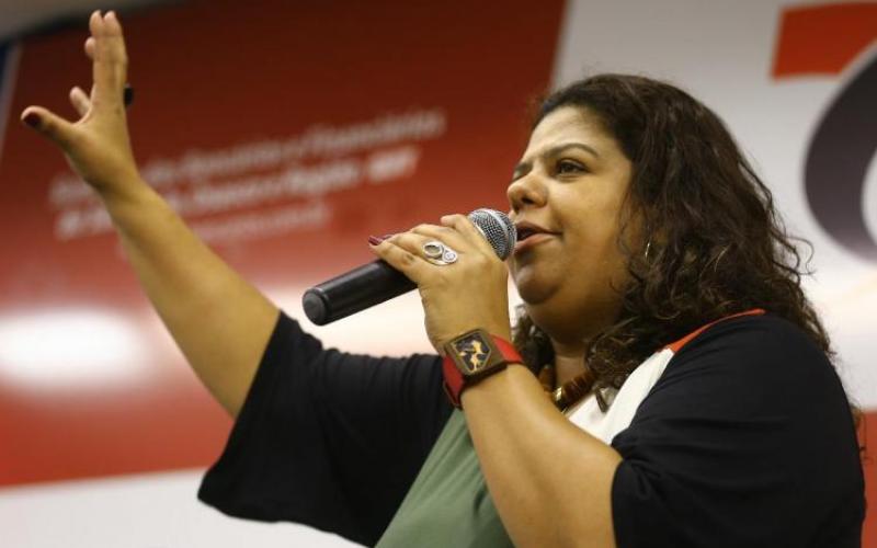 Presidenta do Sindicato dos Bancários de São Paulo, Ivone Silva: bancos públicos desempenham um papel fundamental na economia brasileira, Foto: Seeb-SP