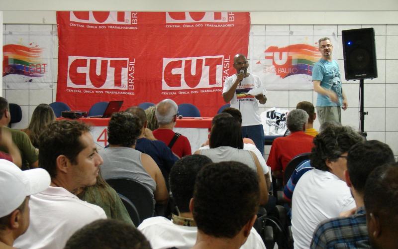 A intolerância religiosa também foi foco dos debates na Praia Grande Foto: Sandro Thadeu / CUT-SP