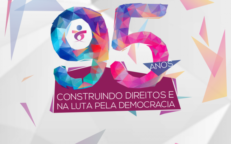 Logomarca escolhida pelos bancários para comemorar os 95 anos do Sindicato Arte: Linton Publio