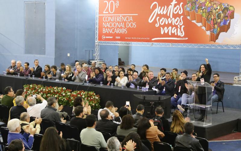 Conferência Nacional dos Bancários reúne 696 delegados, representando bancários de todo o pais Foto: Jailton Garcia/Contraf-CUT