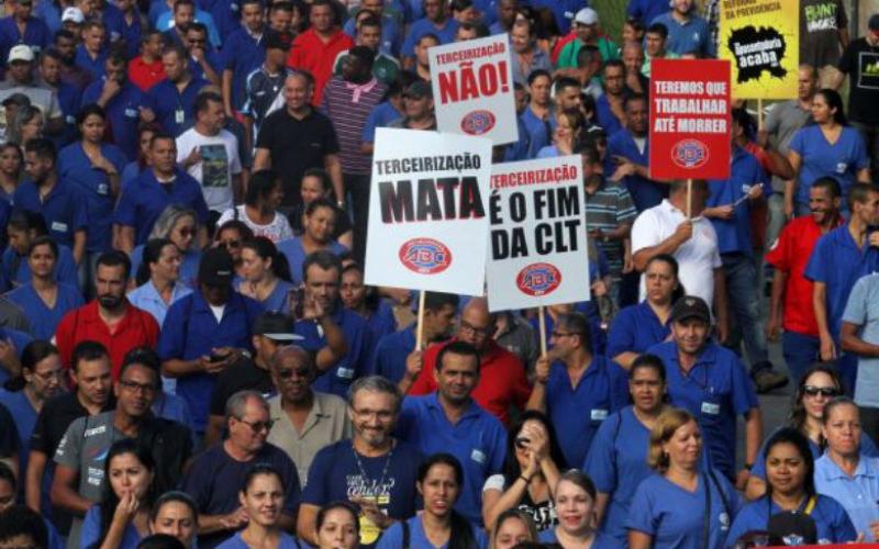 Metalúrgicos do ABC: ato em São Bernardo do Campo, a partir de 8h, e participação de mobilização na Paulista Foto: Edu Guimarães / SMABC