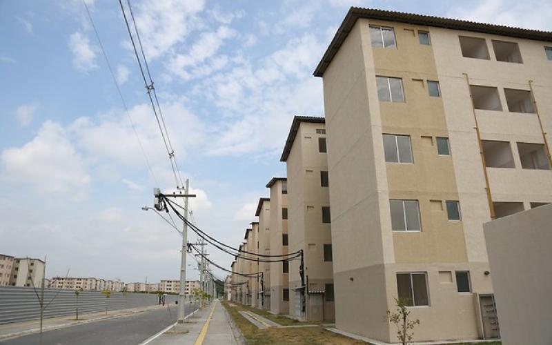 Empreendimento imobiliário do Minha Casa Minha Vida no município fluminense de Itaboraí Foto: Divulgação/prefeitura de Itaboraí