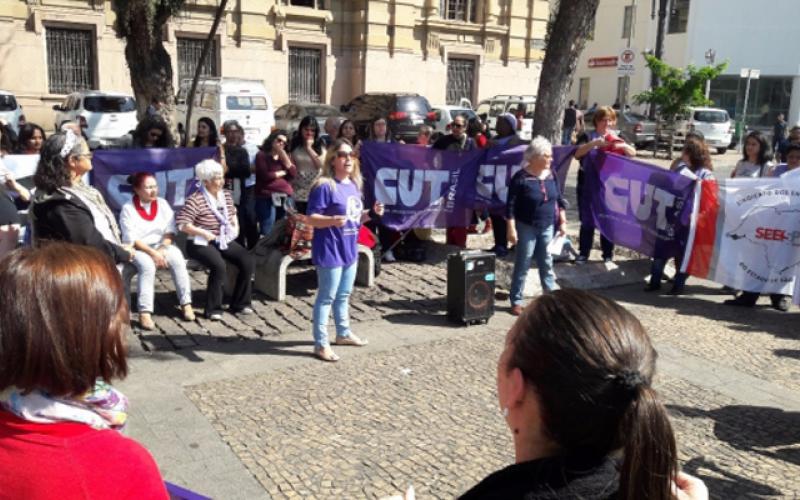 “Exigimos que o poder público adote as providências necessárias para a garantia dos direitos das mulheres" Foto: Secom-CUT