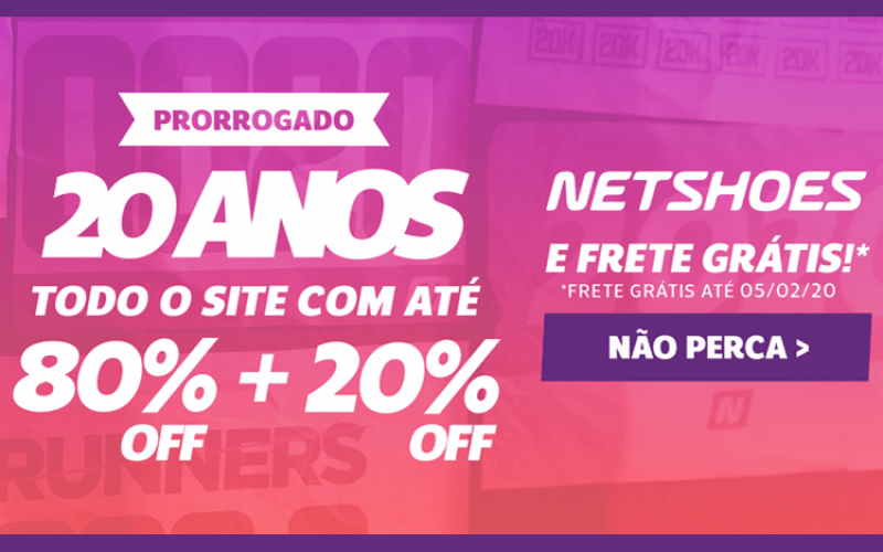 Netshoes clearance frete gratis