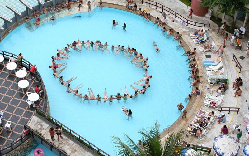 Hidroginástica no Clube – Sindicato dos Bancários