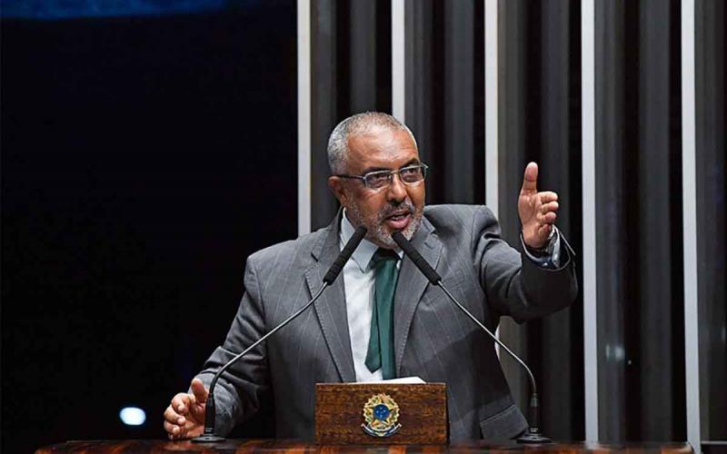 Foto: Edilson Rodrigues/Agência Senado Foto do senador Paulo Paim (PT), autor do PL 4.373/2020