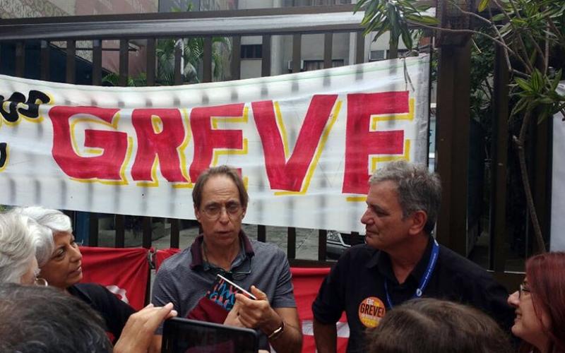 Ator afirma que, diante de um governo golpista, grevistas da EBC só podem estar com a razão
