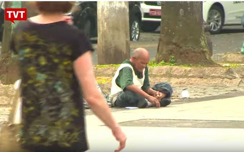 OAB e movimentos sociais também chamaram atenção para as casas de acolhimento que estão lotadas e a precariedade do serviço médico prestado às pessoas que estão em situação de rua Foto: TVT/REPRODUÇÃO