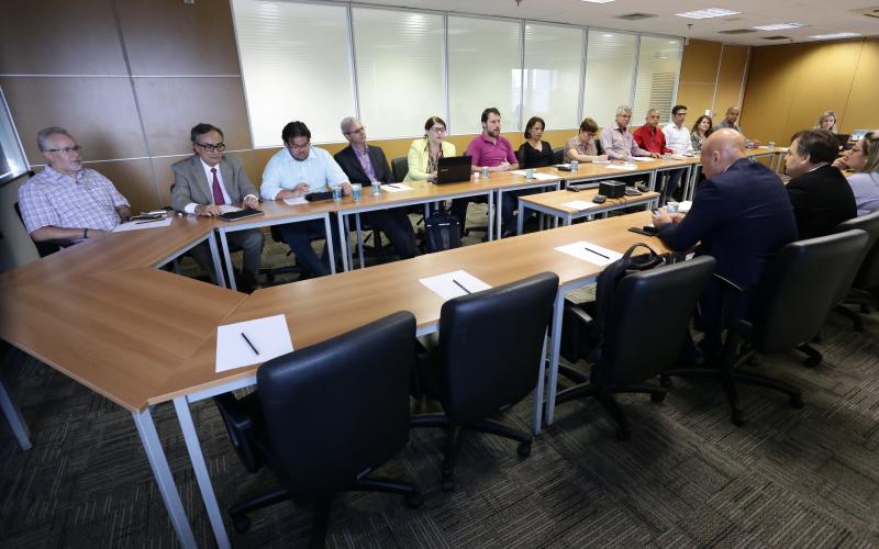 Dirigentes voltaram a cobrar da Fenaban dados sobre adoecimento nos bancos Foto: Jailton Garcia/Contraf-CUT