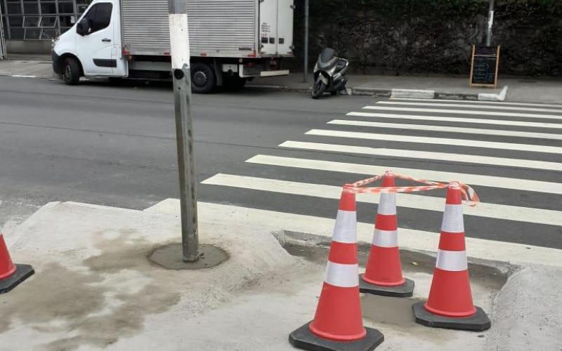 Rampa teve passagem desobstruída após intervenção do Sindicato em Osasco Foto: Reprodução